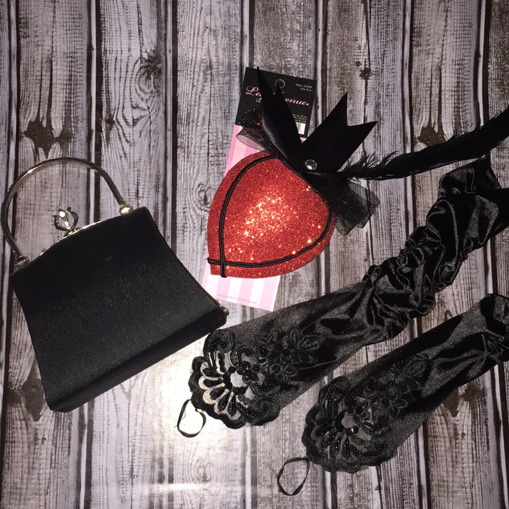 Retro Fastener, Gloves and Purse